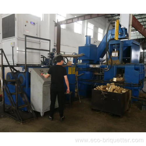 Horizontal Stainless Steel Chips Briquette Making Machine